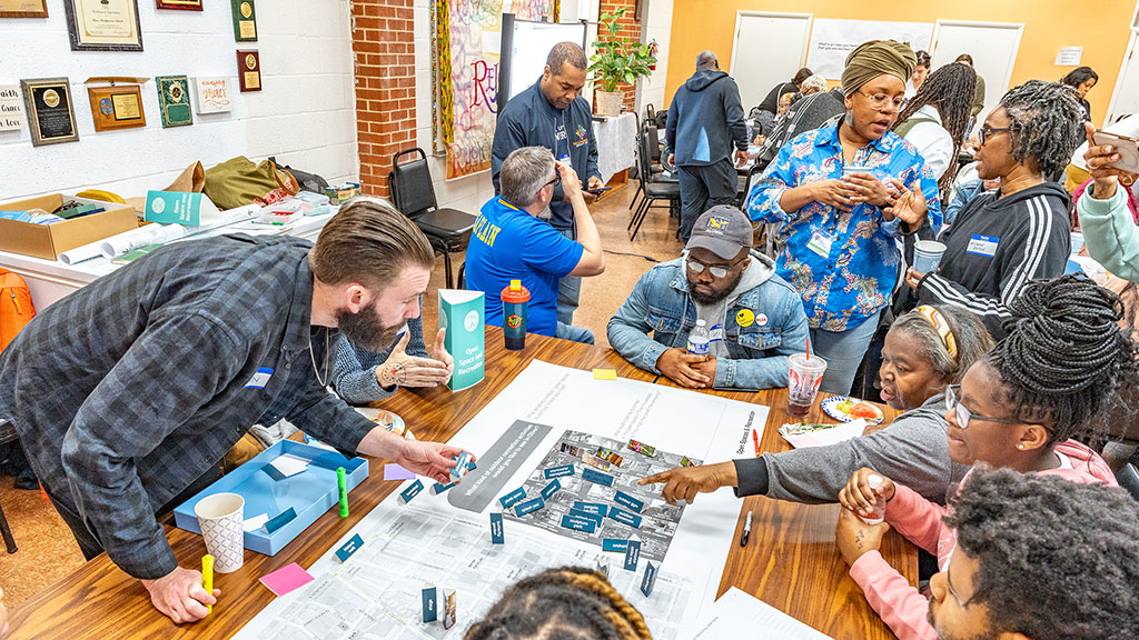 Oliver Community Association community engagement session, Baltimore